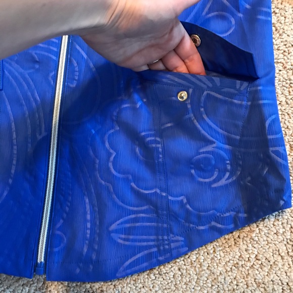 Zenergy by Chico’s Royal Blue Lightweight Zip Up Jacket, NWOT, 0/S - Picture 6 of 16